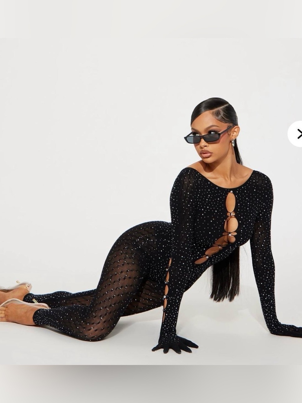 Fashion Nova Shine Right Through Seamless